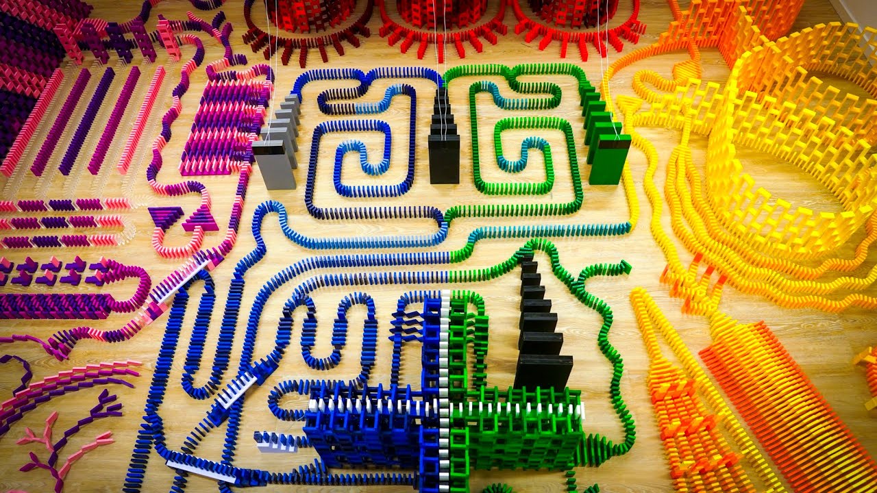16,000 Dominoes - Beautiful DESTRUCTION