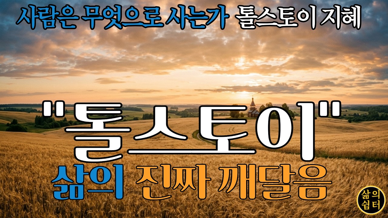 톨스토이가 발견한 삶의 진짜 의미. #톨스토이 #사람은무엇으로사는가 #삶의의미 #중장년 #50대 #60대 #러시아문학 #단순한삶 #오디오북 #대문호 #전쟁과평화 #안나카레니나