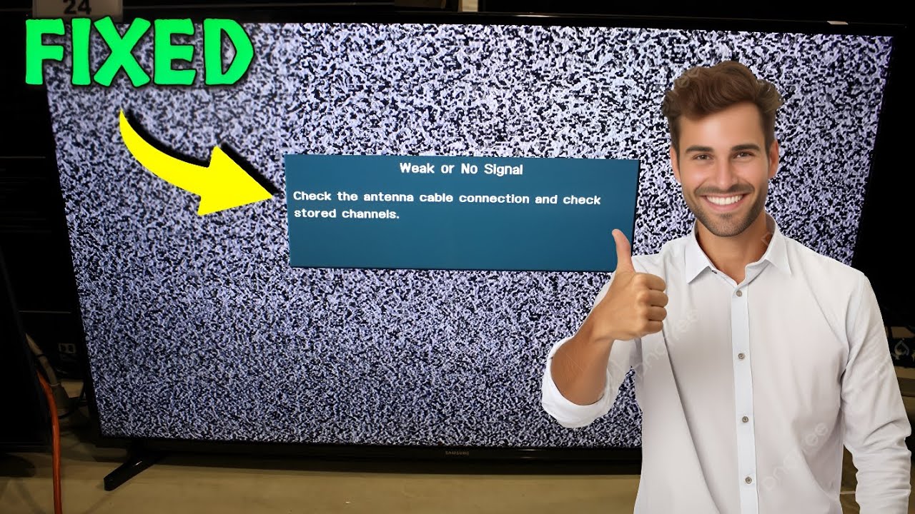 TV Says Weak or No Signal? How to Fix TV Weak or No Signal Error In Minutes