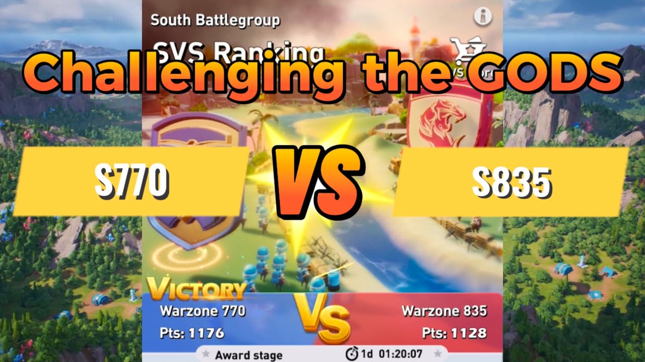TOPWAR: S835 vs S770. A SvS battle guide based on this fight