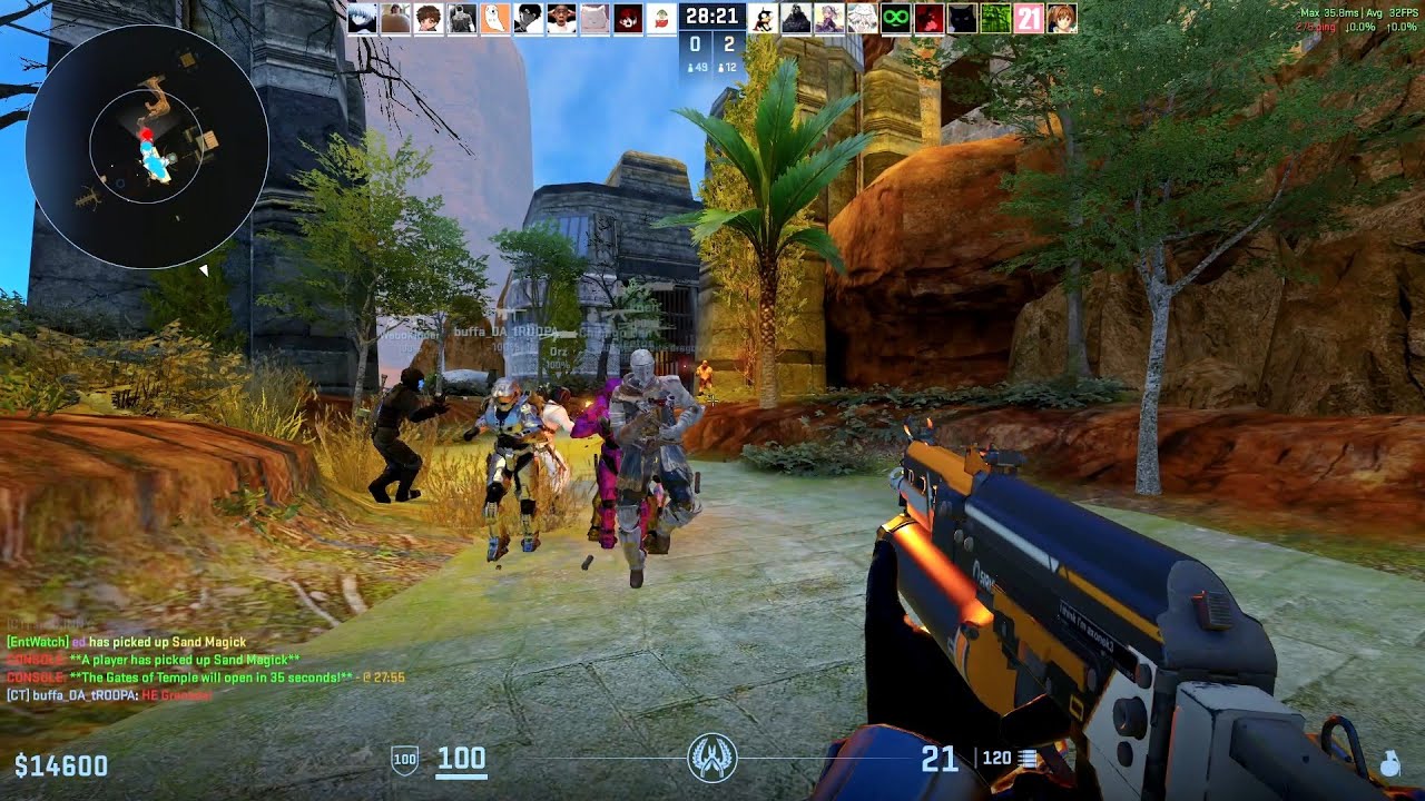 CS2: Zombie Escape Mod | Map: Mt Bur-Omisace (Part 1) | on GFL Clan