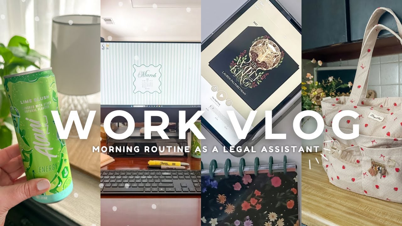 Работайте со мной: Утренняя рутина помощника юриста