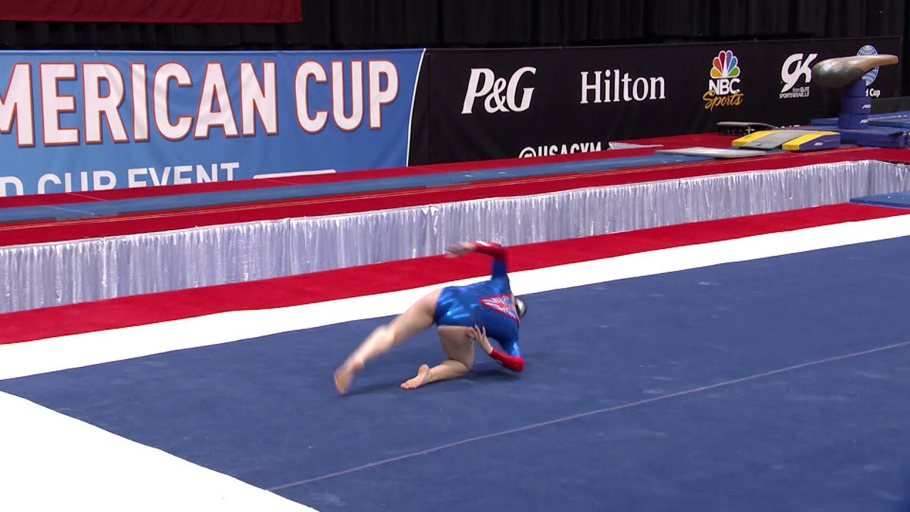 Claudia Fragapane - Floor Exercise - 2015 AT&T American Cup - NBC