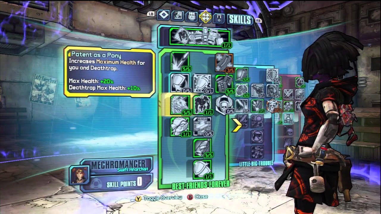 Borderlands 2 - Mecromancer Build- Chaotic Firehawk- ITS MADNESS