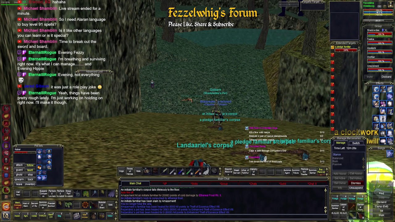 Everquest - Guild Group  94 + Hardcore Heritage CB & PF (Firiona Vie Server)