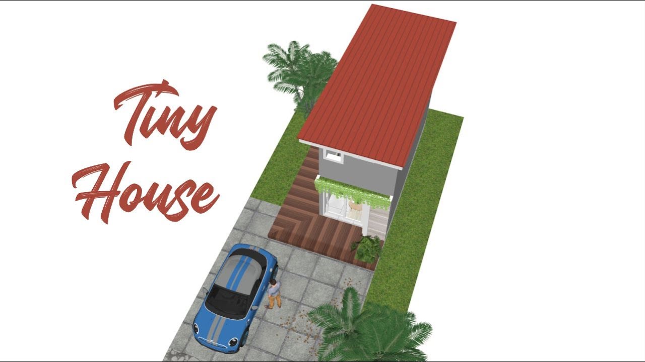 Small Tiny House Design Ideas 2,5 x 6 Meters (15 sqm)