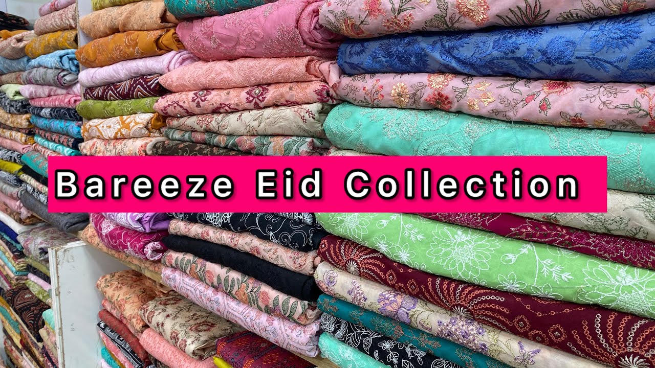 Bareeze Eid Collection// EMBRIODERED suits// Mustafa Khattak Fabrics//