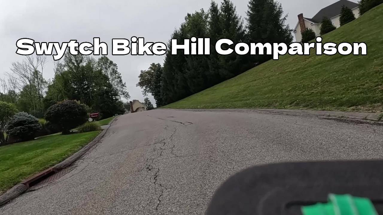 Swytch Bike Hill Climb - With and without the kit