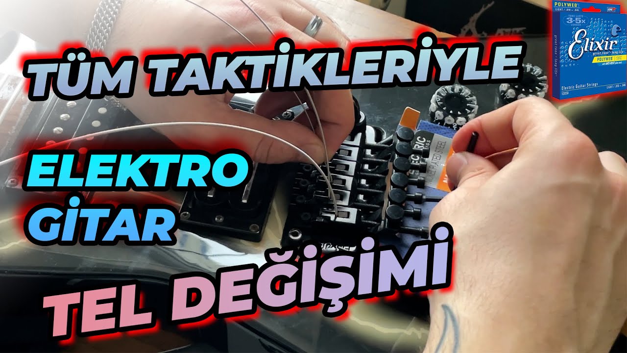 ELEKTRO GİTAR TEL DEĞİŞİMİ