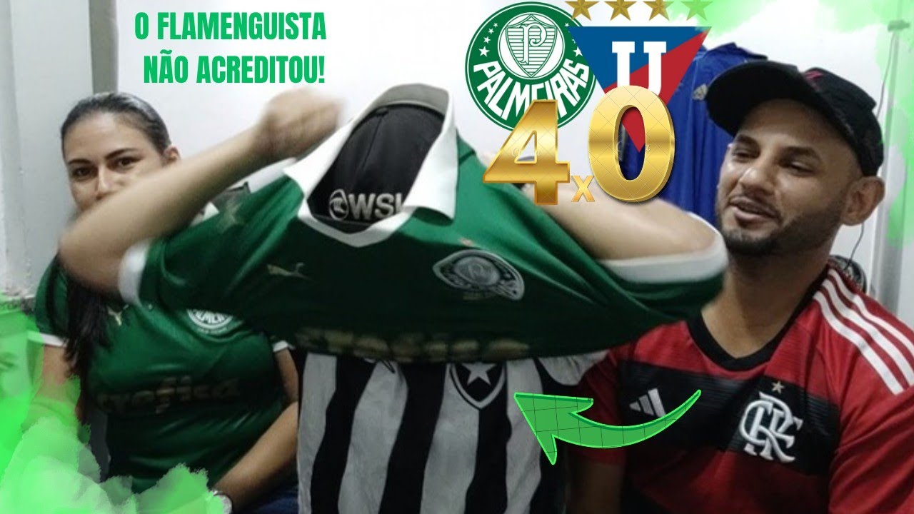 NO ALLIANZ! PALMEIRAS DESTRÓI A LDU E FAZ HISTÓRIA NA LIBERTADORES 4x0 !  React 😱