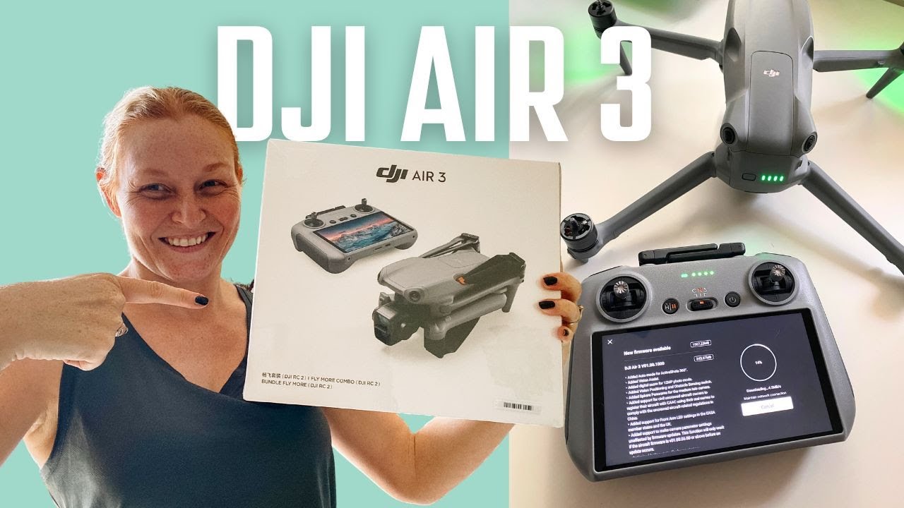 DJI Air 3 Unboxing And First Flight - Fly More Bundle With RC-2