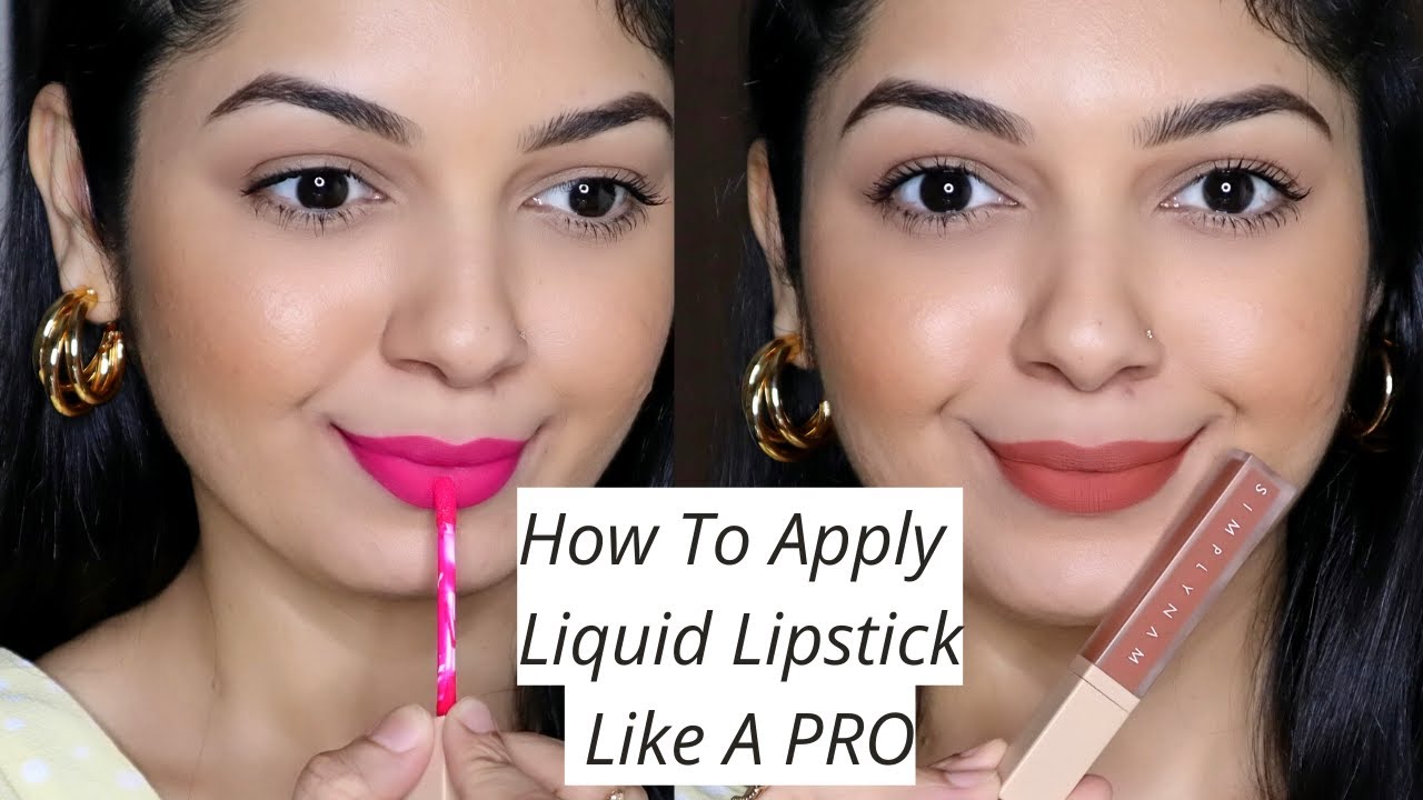 How to Apply Liquid Lipstick Like A PRO | ft. SIMPLYNAM