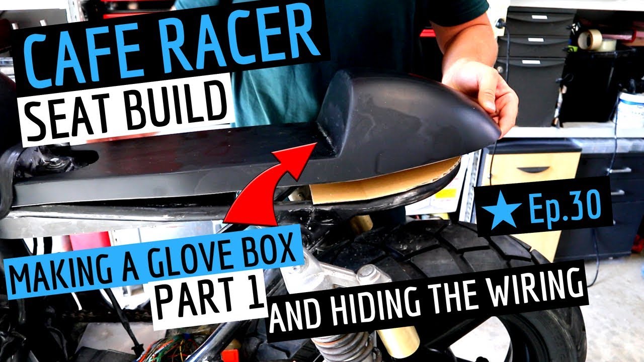Cafe Racer ★ Сборка сиденья и подключение проводки, Эпизод 30 — CB 750 Cafe Racer