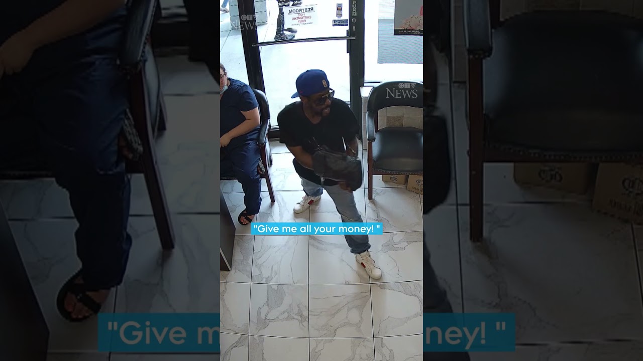Caught on cam: suspect's failed robbery attempt