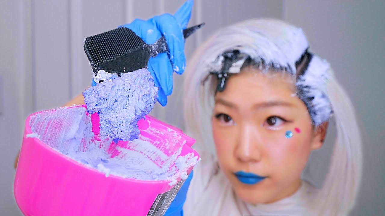 bleaching roots first time with l'oreal quick blue bleach