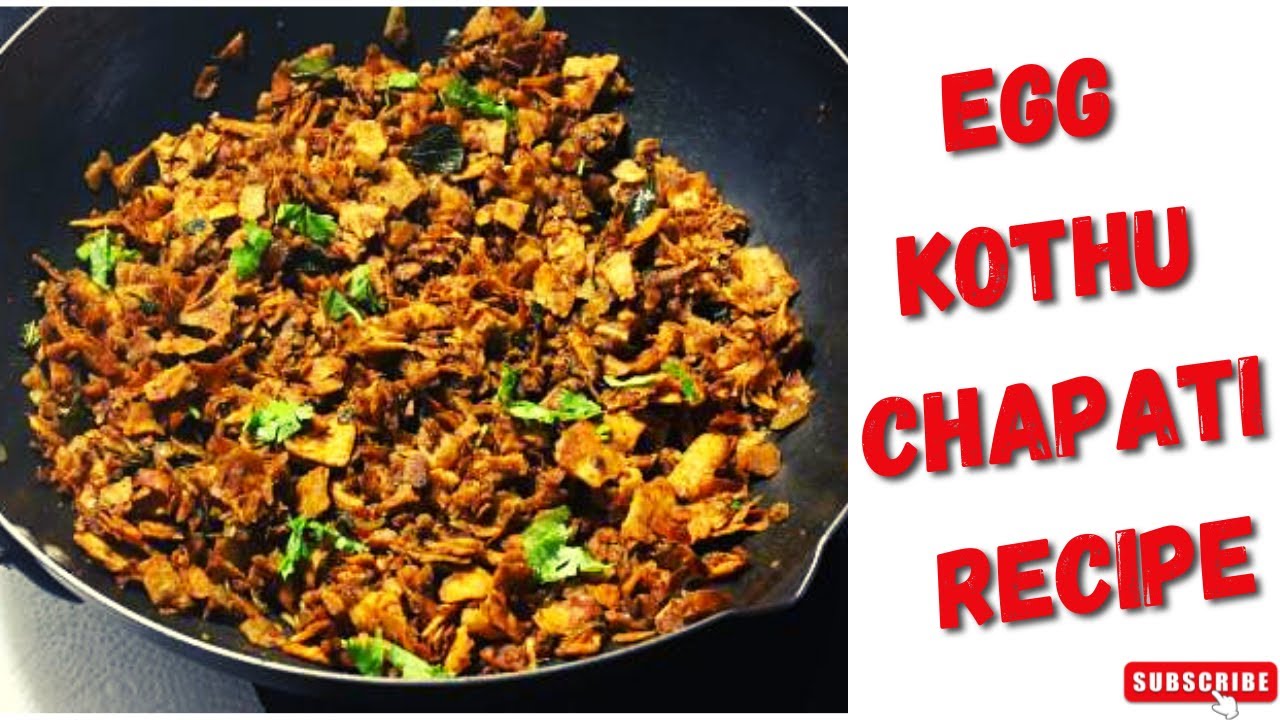 Leftover Chapati Recipe/ Egg Kothu Chapati/ Kothu Chapathi