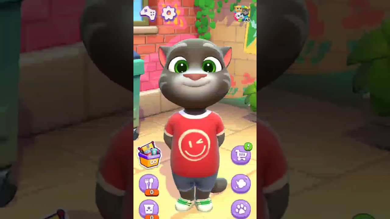 Прямая трансляция игр от Talking Tom Cat