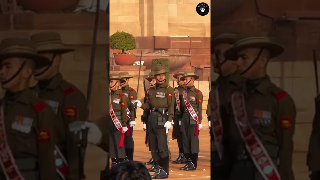 Indian Army Soldiers conducting Change of Guard Ceremony at Rashtrapati Bhavan 🇮🇳 🇮🇳