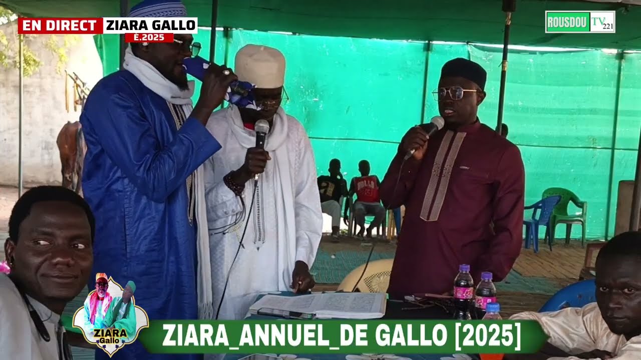 🔴CHARIF BOUYE WEEY NA LOU NÉKH ZIARA ANNUEL DE GALLO ÉDITION 2025 SUR LA CHAÎNE DE ROUSDOU TV 
