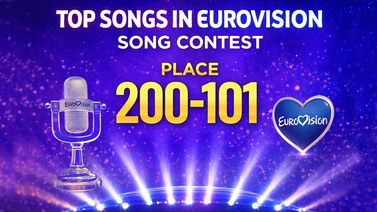Top hits in Eurovision place 200-101 [2026]