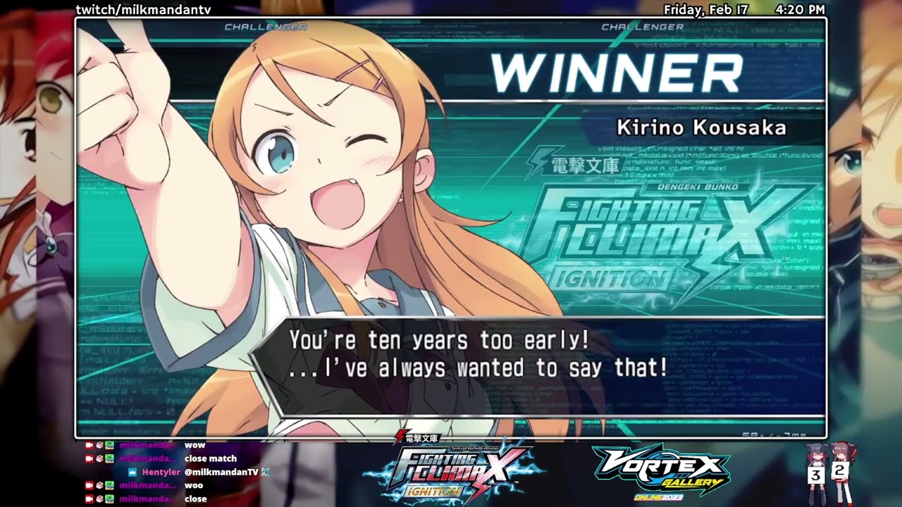 Vortex Gallery Online 2023 | (DFCI) Dengeki Bunko Fighting Climax Ignition