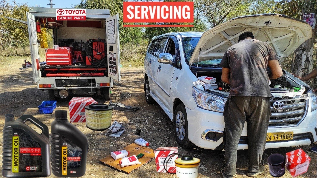 Toyota Innova Servicing | Toyota Genuine spare parts | Door Step Service