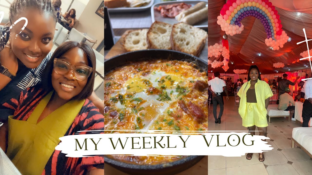 FOOD | BABY SHOWER | 1 YEAR OLD PARTY | WEEKLY VLOG