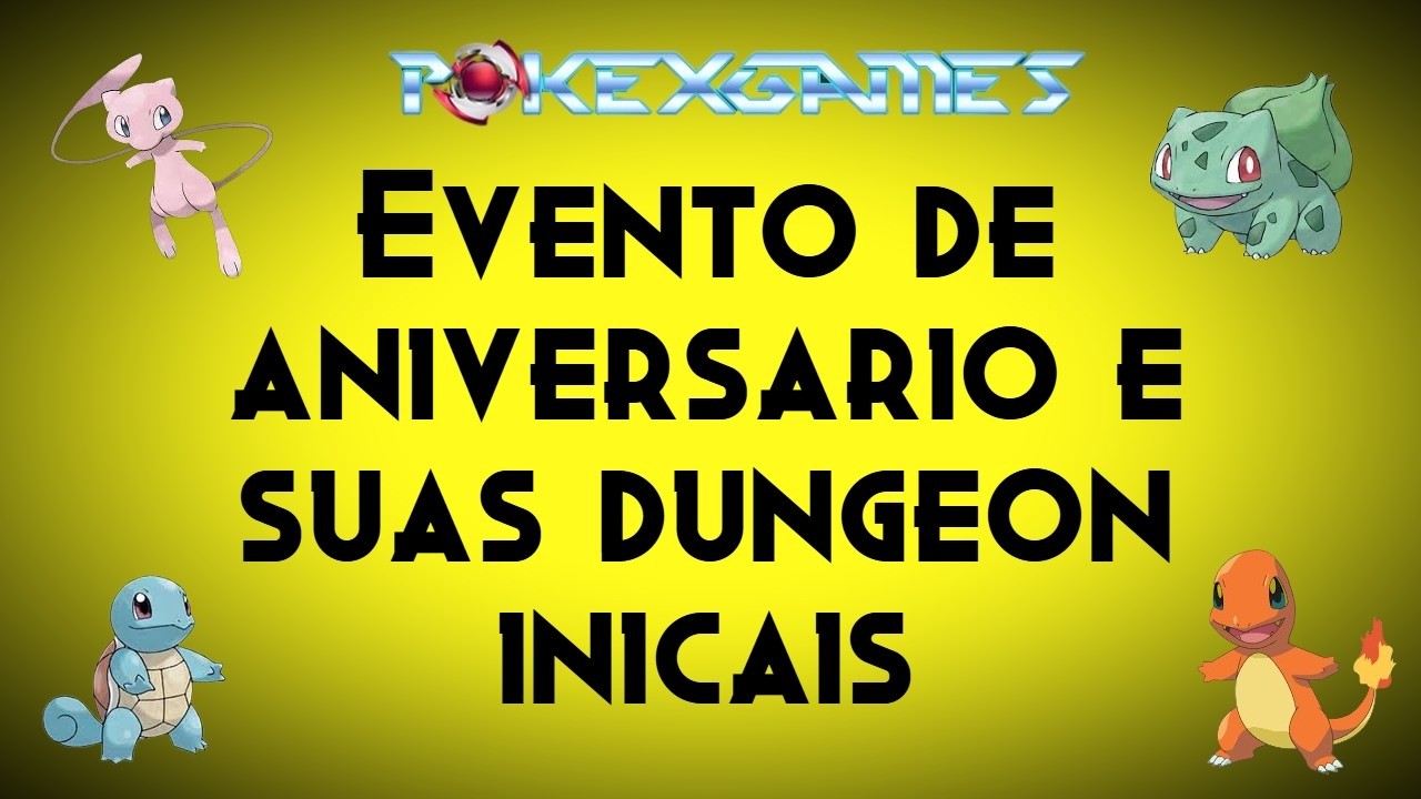 PXG Evento de Aniversário 15 anos e suas dungeons iniciais