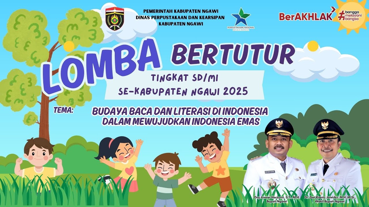 🎤 Lomba Bertutur Tingkat SD/MI Se-Kabupaten Ngawi 2025 🎤