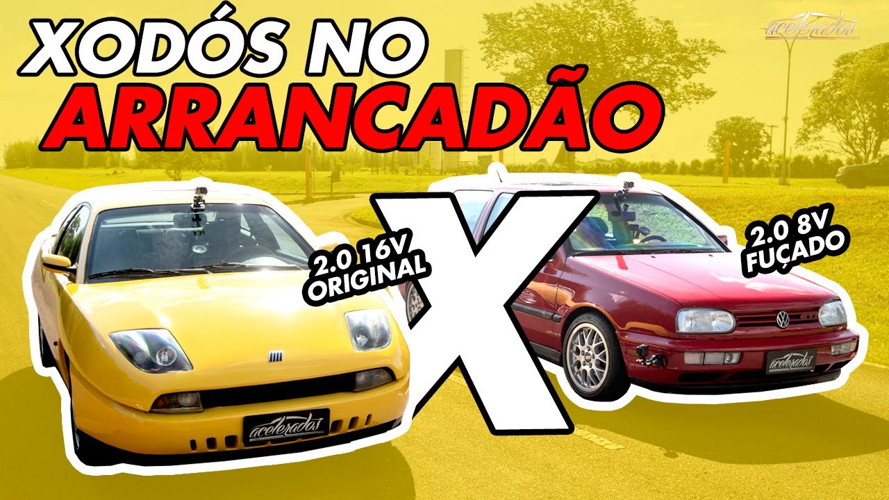 FIAT COUPÉ DO CASSIO vs. GOLF GTI Mk3 DO GERSON! Duelo de CLÁSSICOS no Arrancadão #38 by Shell Box