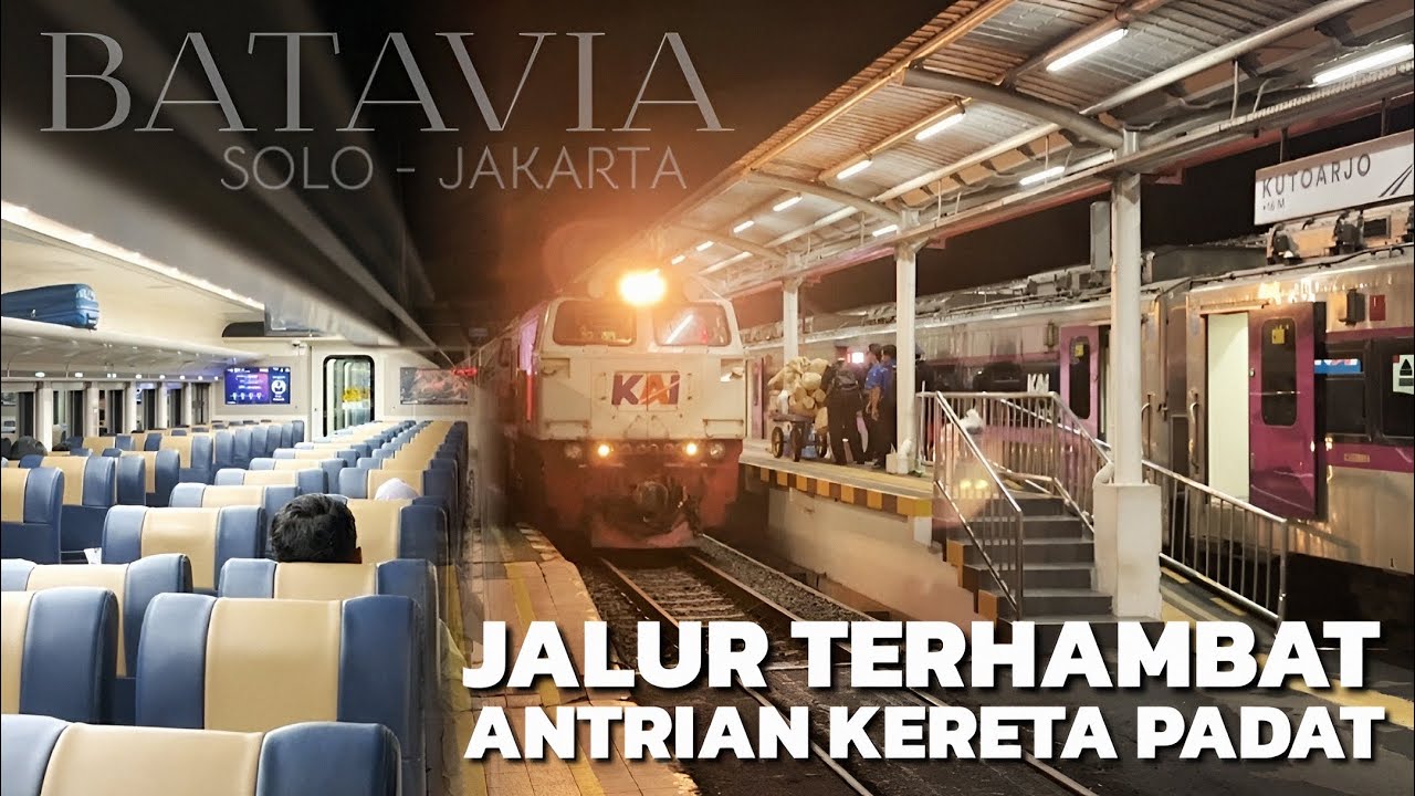 IMBAS INSIDEN GAJAYANA vs TRUK NIH‼️ Naik Kereta Batavia Ekonomi New Generation Solo - Jakarta