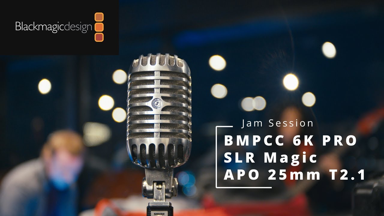SLR Magic 25mm T2.1 APO Cine Lens & BMPCC 6K Pro. Jam Session