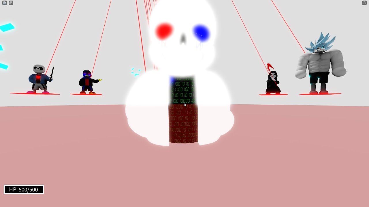 Roblox Fatal Error Sans - Sans Multiverse (No gamepasses)
