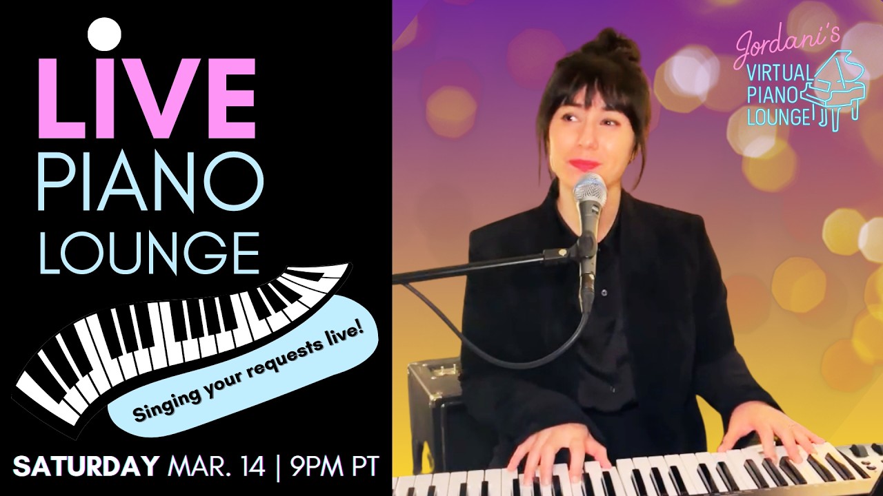 LIVE Virtual Piano Bar - Sat. March 14th | Playing and singing your song requests live!