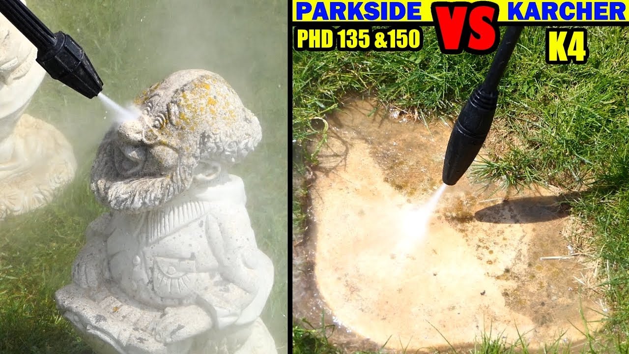 PARKSIDE VERSUS KARCHER (PHD 135 + PHD 150 + K4 FULL CONTROL) LIDL Nettoyeur haute pression