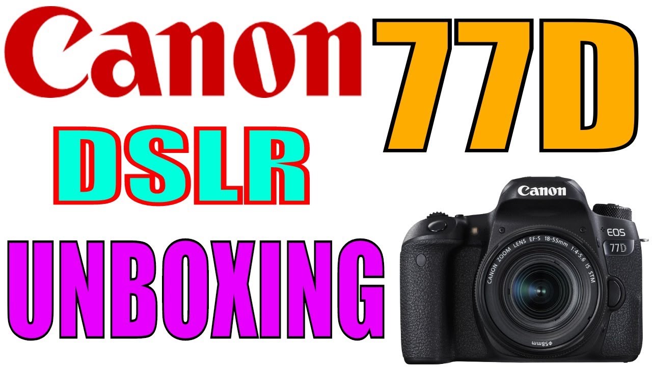 CANON 77D UNBOXING | TEKPEDIA TELUGU