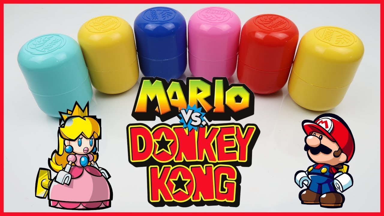 6 Super Mario Surprise Eggs, Nintendo Mario Bros Surprise Toys Unboxing, Luigi, Yoshi, Donkey Kong
