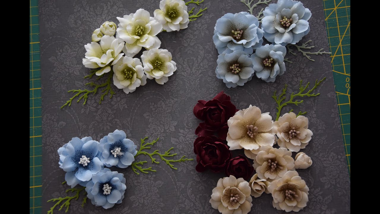 Tuto de fleurs en partenariat avec la boutique Emma Scrap