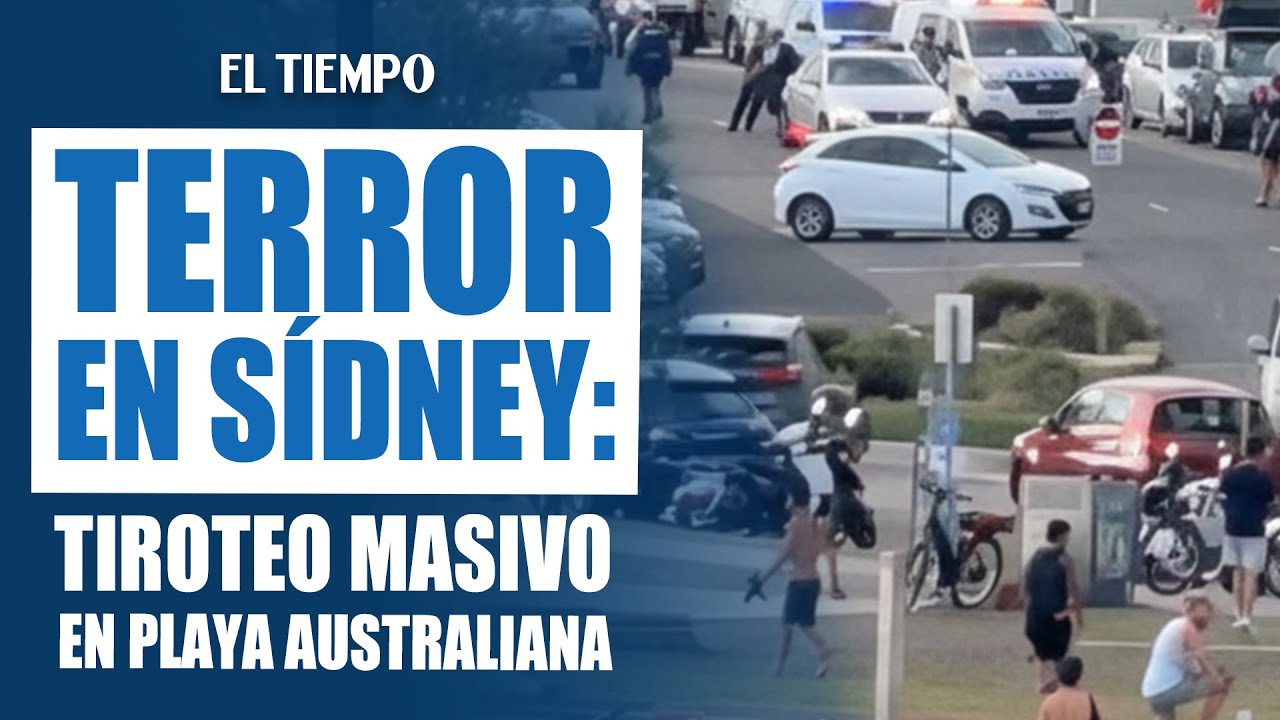 Ataque t3rrorista en Sídney: Dos hombres mat4n a 11 personas en playa Bondi durante Janucá