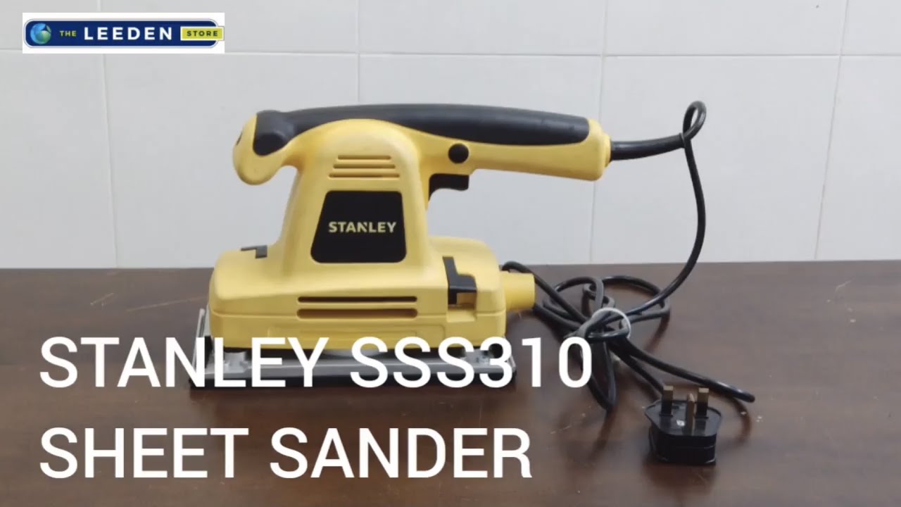 STANLEY SSS310-B1 310W Sheet Sander - Installation Video