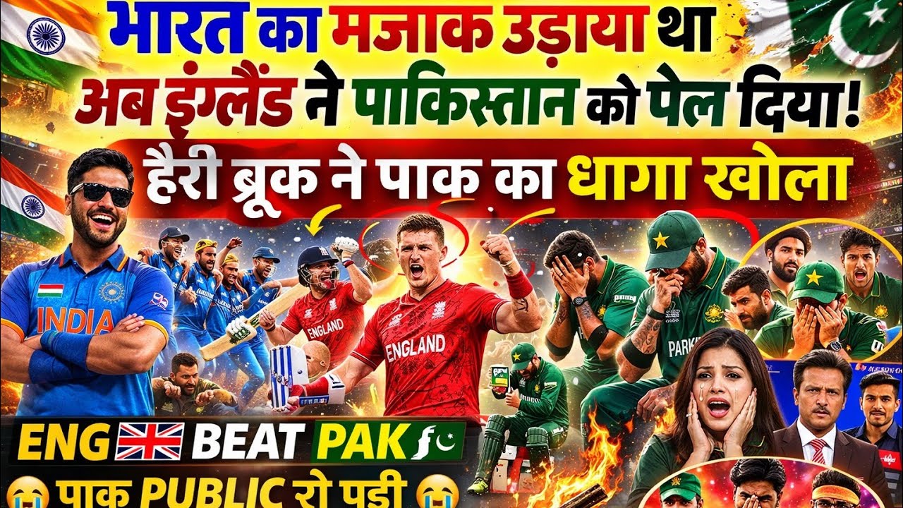भारत का उड़ाया था मजाक पाकिस्तान को इंग्लैंड ने किया World Cup Se Out Pak | PAk Media Me Rona Shuru