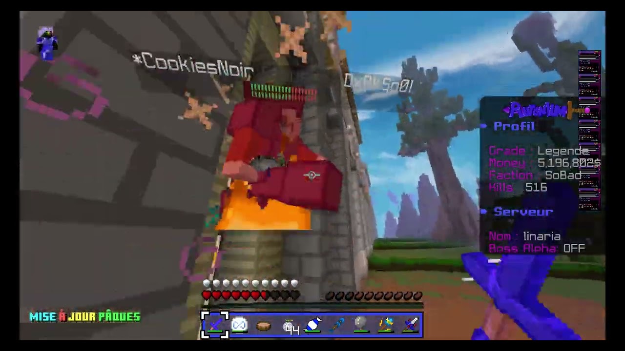 Dropping montage plutonium
