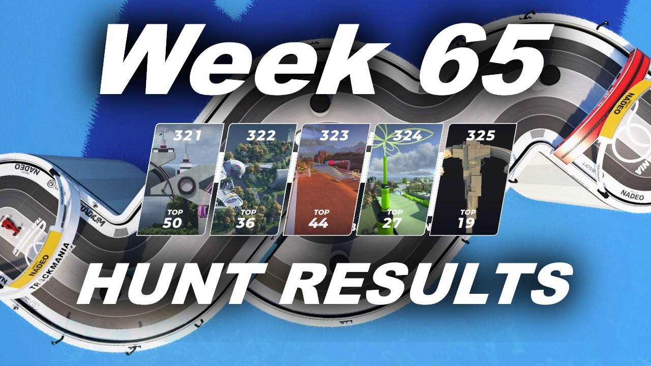 Trackmania Weekly Shorts - Неделя 65 - Результаты охоты (35 минут на каждой карте)