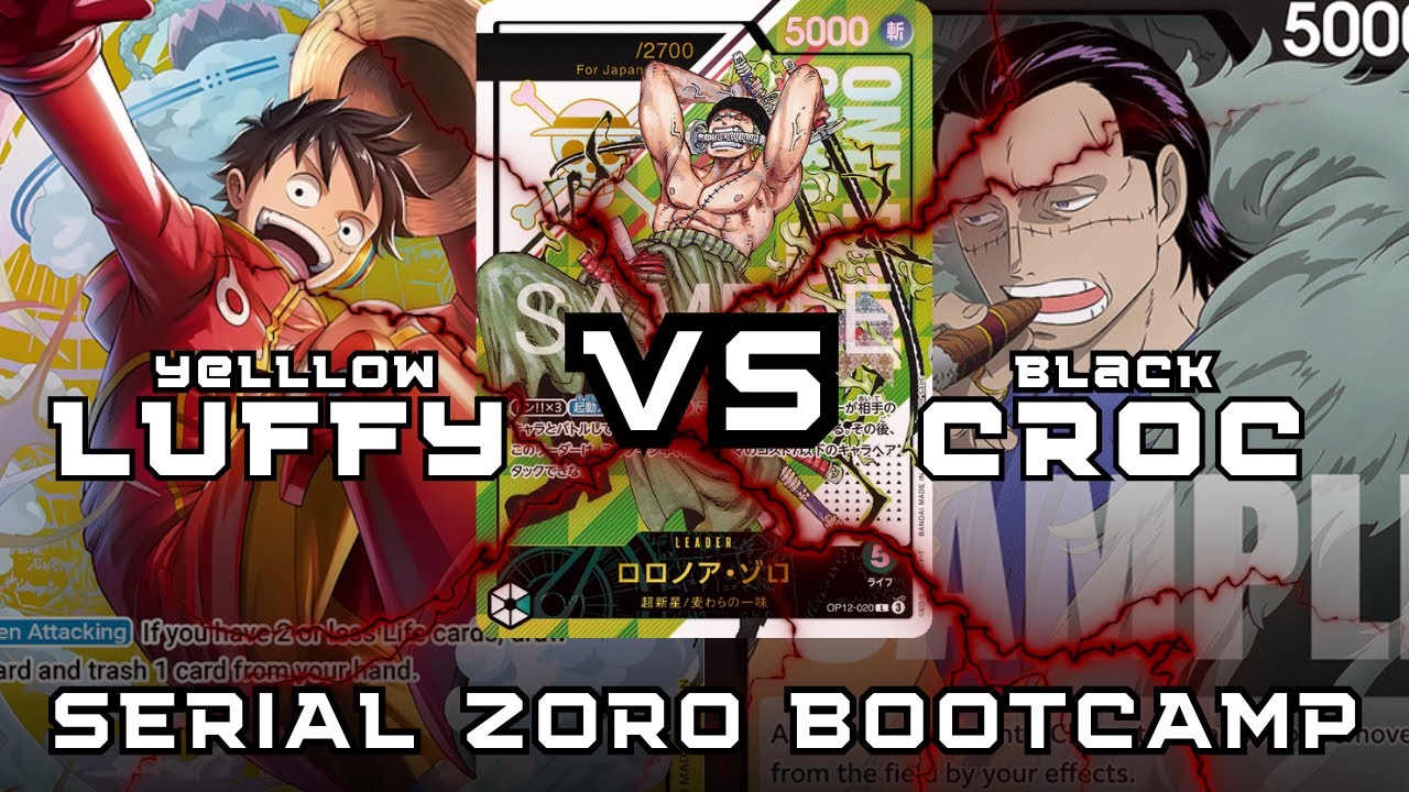 [SERIAL ZORO] Yellow Luffy 黄ルフィ VS Black Crocodile 黒クロコダイル | OP14.75 | OPTCG | StreetFoodKingsPH