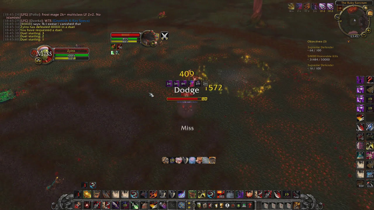 Rogue Duels with 1700 Resil. Wrath 3.3.5