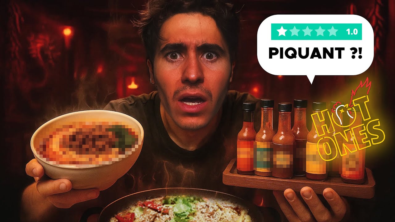 Je teste les restaurants les PLUS PIMENTÉS de Paris 🔥🌶️