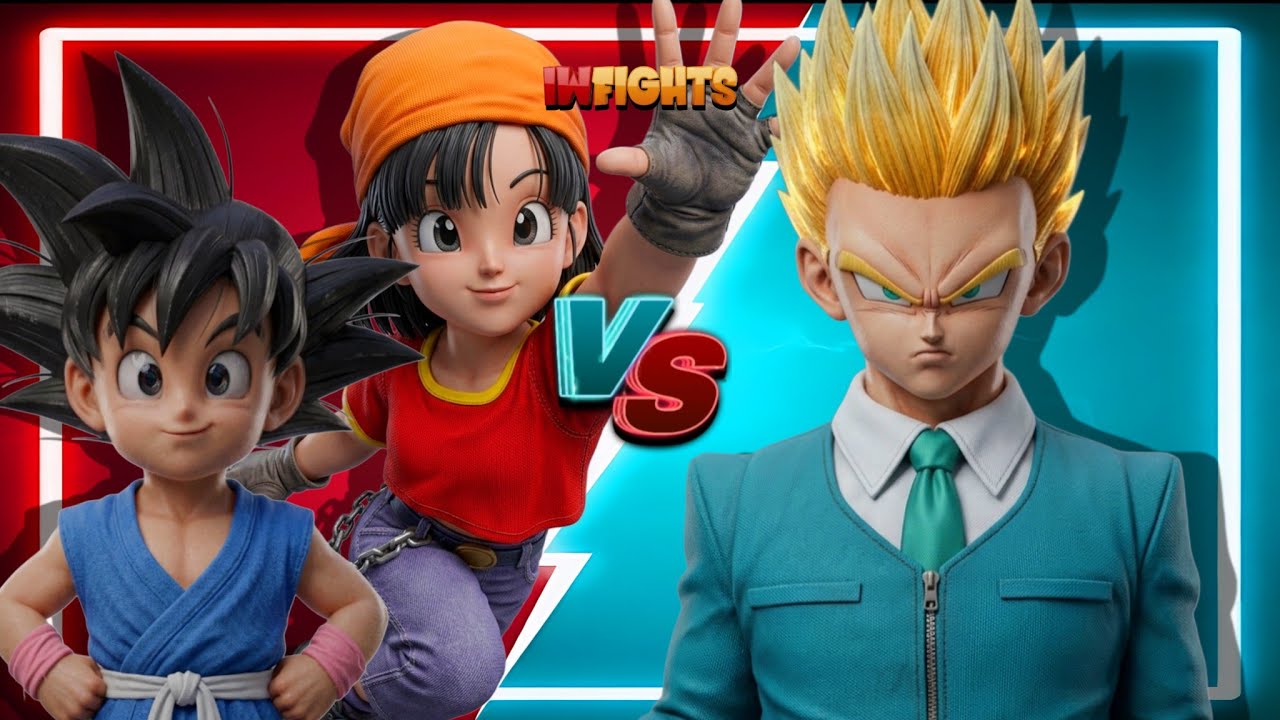 Pan & Goku Vs. Gohan (SSJ1) (CPU Battle) DBZ - BUDOKAI 4