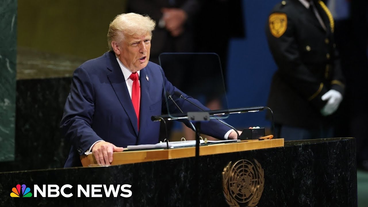 Full speech: Trump delivers address to the United Nations General Assembly