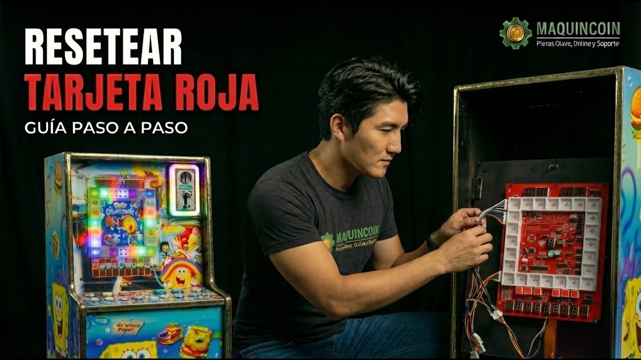 Guía Completa para el Reseteo Interno de la Tarjeta Roja en Maquinitas Tragamonedas