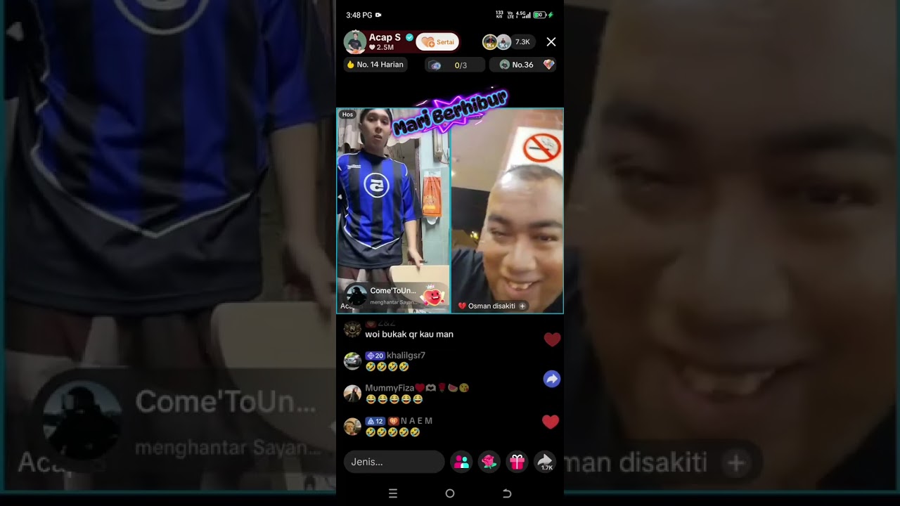 (Part 1) Acaps + osman tersakiti..acap dah mula boleh percayakan osman🤣🤣🤣